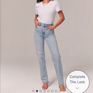 Abercrombie & Fitch ultra high rise 90’s straight